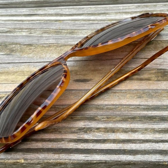 Jacques Fath Sunglasses Brown Tortoise Women Big Face Eye Wear Made in France main image 5